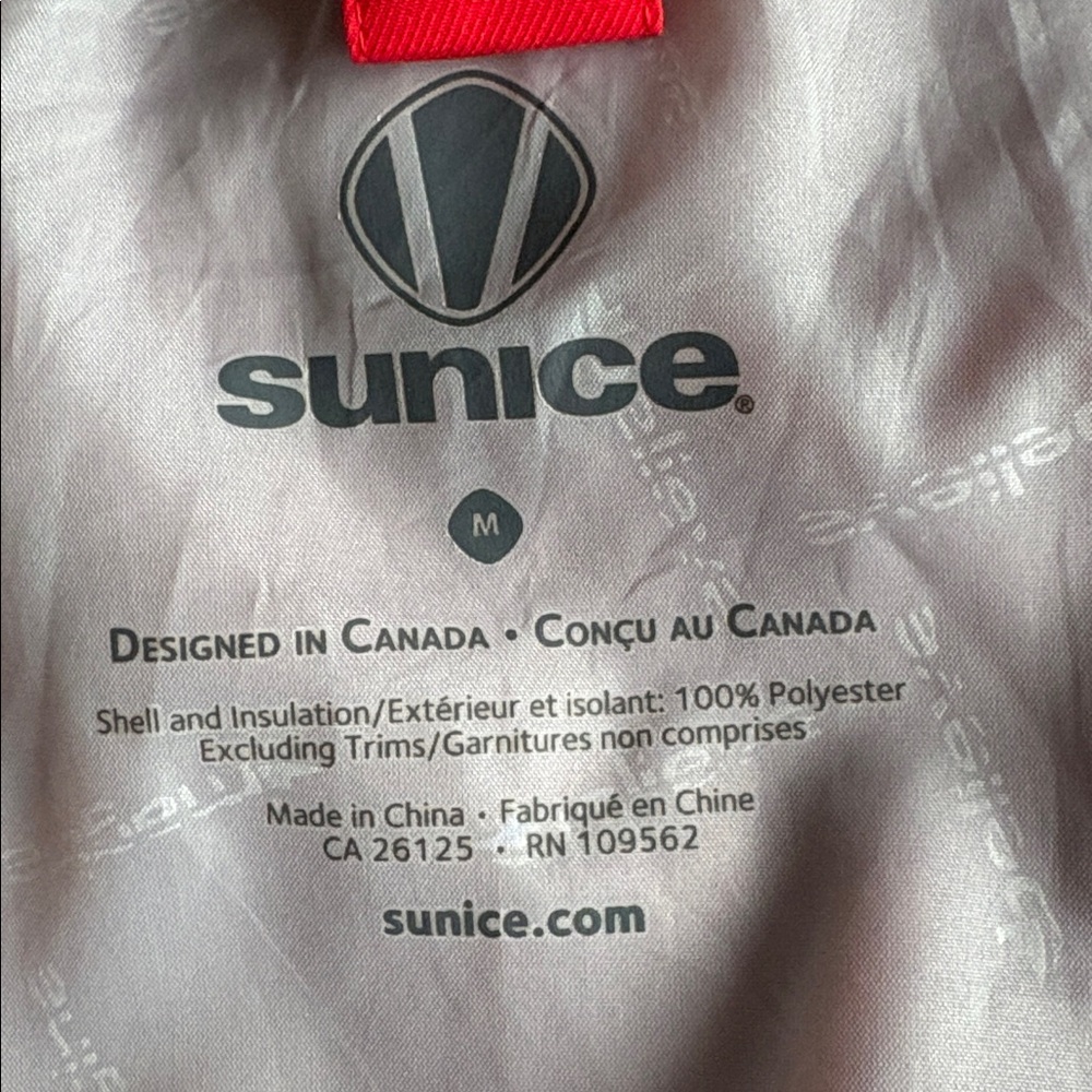 Vancouver 2010 Olympics Sunice CTV red/grey removable hood jacket EUC - Picture 6 of 15